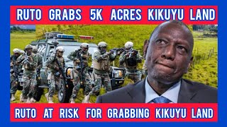 DRAMA as RUTO Grabs 5000 acres KIKUYUS Naivasha LAND NdabibiResidents CHASED and ARRESTED  Azimio [upl. by Jeffie147]