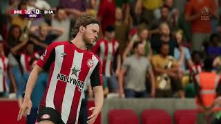 Gameplay FC 24  Brentford vs Brighton  Premier League  20232024 [upl. by Esertak]