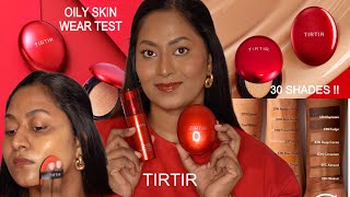 Is the Viral TIRTIR Cushion Foundation worth the hype  7 Hrs wear test on Very Oily skin [upl. by Naaitsirhc297]