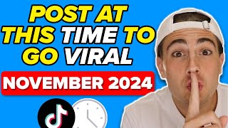 The BEST Time amp Days To Post on TikTok To GO VIRAL in 2024 not what you think [upl. by Nnaear]