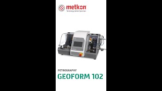 METKON GEOFORM 102 thinsection petrography mineralogy concretepetrography gemology mining [upl. by Myron]