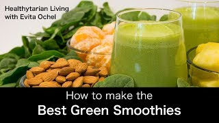 How to Make a Green Smoothie — 5 Step Template whole food vegan oilfree [upl. by Nanci]