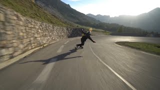 PEDRINHO AT COL D’IZOARD DOWNHILL LONGBOARD 🇫🇷 [upl. by Emiolhs]