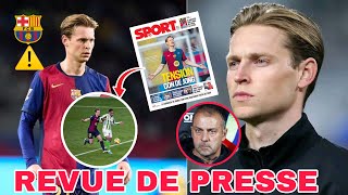 📰 ÇA CHAUFFE entre DE JONG amp LE BARÇA le club est mécontent de lattitude du Néerlandais  Vinici [upl. by Liatris]