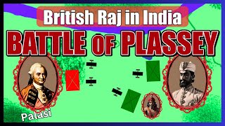 Battle of Plassey 1757  English in India  Indian History  Documentary [upl. by Annaiviv]