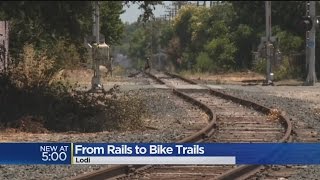 Lodi Plan Would Turn Old Rail Lines Into Trails [upl. by Stimson]