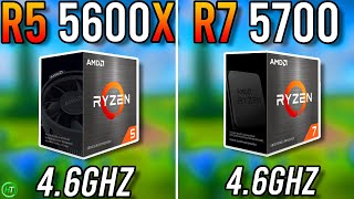 Ryzen 5 5600X vs Ryzen 7 5700  Which Is Better [upl. by Burrows]