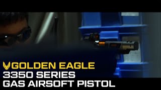 Golden Eagle Gas Blow Back Airsoft Pistol  3350 Series [upl. by Baelbeer]