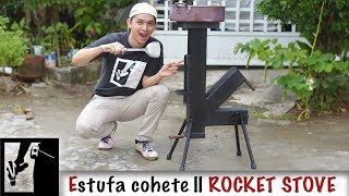 Estufa cohete al estilo Bestaurador  DIY Rocket Stove [upl. by Elenore]