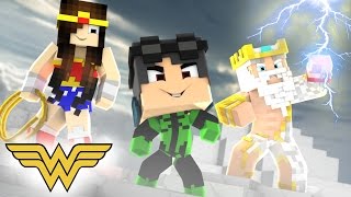 Minecraft Whos Your Family  A FAMÍLIA DA MULHER MARAVILHA  WIIFEROIZ [upl. by Eux]