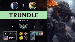 Trundle Jungle vs Rammus  NA Challenger Patch 1414 [upl. by Lillith87]