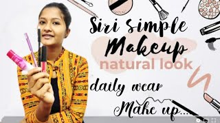 saisiri simple makeup daily wear makeup video 😍😍😍😍 [upl. by Syhr]