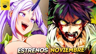 ESTRENOS ANIME NOVIEMBRE 2023 NETFLIX Crunchyroll Disney Animeflv xd y más [upl. by Farver]