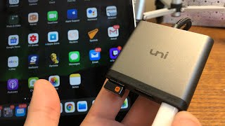 Uni 3in1 USB C Hub on iPad Pro [upl. by Eula806]