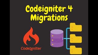 Codeigniter 4 migration  how to create database using migration part 1 [upl. by Marbut]