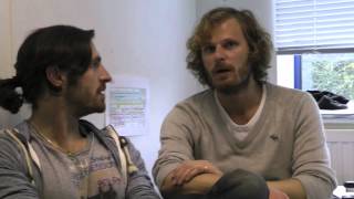 On the Merlin Set Interview with Rupert Young amp Eoin Macken [upl. by Tound]