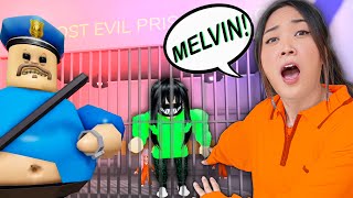 I Found My MISSING friend In ROBLOX BARRYS PRISON RUN [upl. by Ennaimaj]