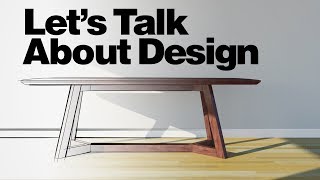 Lets Talk About Design  a different Chris Dining Room Table [upl. by Alag]