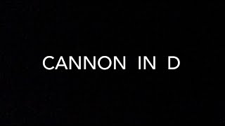 Cannon in D piano [upl. by Isus]