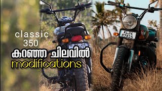 royal enfield classic 350 modificationമലയാളം  mr adrenalin [upl. by Addi330]