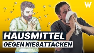 Stop deine Allergie Diese Hausmittel helfen mir Weniger Niesen Kratzen Jucken [upl. by Nuajed]