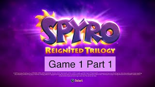 A TRUE CLASSIC  Spyro Reignited Trilogy Game 1 Part 1 🐉 [upl. by Arria]