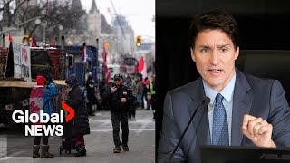 Emergencies Act inquiry Trudeau says act was quotin back of our mindsquot but considered later  FULL [upl. by Longfellow]