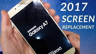 Samsung Galaxy A7 2017 Screen Replacement [upl. by Addi]