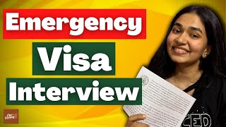 My Expedited Appointment US Visa Interview Experience Booking Emergency F1 Visa Interview [upl. by Fregger]