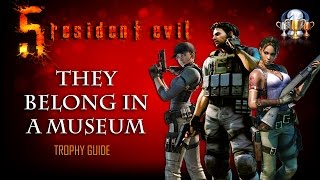 Resident Evil 5 PS4  They Belong in a Museum Trophy Guide Obtain all treasures in the game [upl. by Christianna]