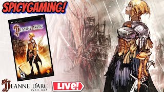 Jeanne Darc LIVE PSP on PS5  Lets check this Tactical RPG out [upl. by Marmion122]