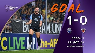 GOAL HIGHLIGHTS ACLE3 BURIRAM UNITED 10 POHANG STEELERS [upl. by Remmer]