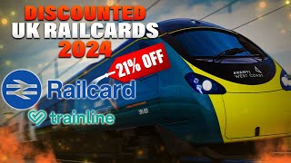 UK Railcard Discount Up to 21 OFF  How to get a Discounted Trainline Railcard NO PROMO CODE [upl. by Canale638]