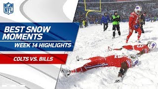 Best Snow Moments from Colts vs Bills  NFL Wk 14 Highlights [upl. by Castro788]