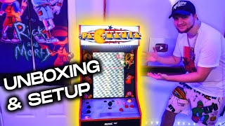 Arcade1Up PAC Mania Deluxe Unboxing amp Setup [upl. by Eixor]