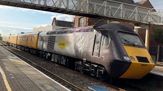 At Hinckley Station A epic catch of a class 43s HST test train colas Rail￼ network rail 1Q23 [upl. by Harrad]