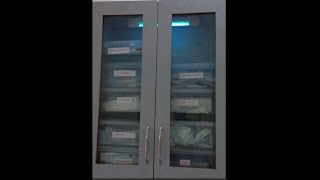 Step 8 of sterilization Long term storage in customized UV Chamber [upl. by Noemad852]