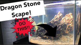 How To Aquascape Dragon Stone Use This TRICK To Make Your Fish More Active [upl. by Esil]