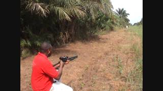 TESTING MOSSBERG 500A WITH MODIFIED SCOPE [upl. by Nelag334]