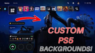 Changing Your Playstation 5 Theme With The New Update Welcome Hub [upl. by Knapp312]