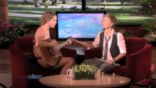 Taylor Swift and Ellen Degeneres Write a Song [upl. by Birdie336]