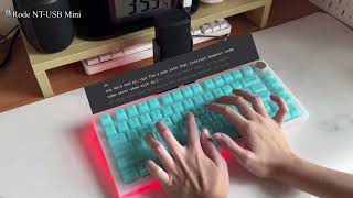 Next Time 75 NT75 keyboard  Gateron Yellows [upl. by Mailli132]