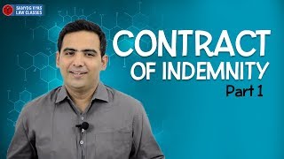 Contract of Indemnity Part 1 By Advocate Sanyog Vyas  Law Lecture by Advocate Sanyog Vyas [upl. by Eigna]