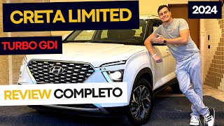 Hyundai Creta Limited Turbo Gdi 2024  Review e Avaliação Completa [upl. by Aliet]