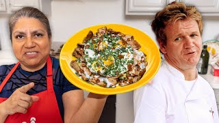 Mexican Mom Cooks Gordon Ramsays Mexican Recipe Unexpected Results [upl. by Adnilreb285]