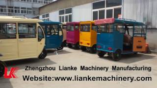 LK1500AC tuktuk electric tricycle 46 passenger [upl. by Leissam]