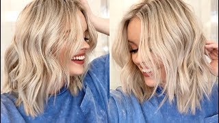 HOW TO EASY WAVES TUTORIAL  Short to Medium Length Hair [upl. by Aihsiym193]