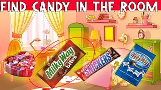 FIND HIDDEN OBJECT with SWEETS AND CANDIES Brain Games for Kids  Visual Puzzles [upl. by Jenn200]