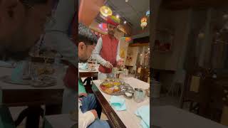 Enjoyed Rajasthani unlimited food at Ranisa and Rajasa Restaurant at Gurgaon sector 50 [upl. by Hooker]