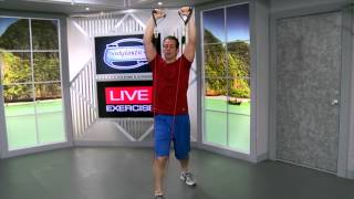 HOW TO DO Shoulder Press with Resistance Bands [upl. by Schuman]